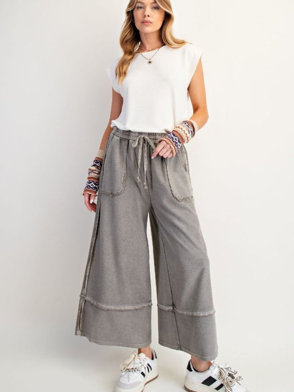 EASEL FALL LOUNGE PANTS-ASH